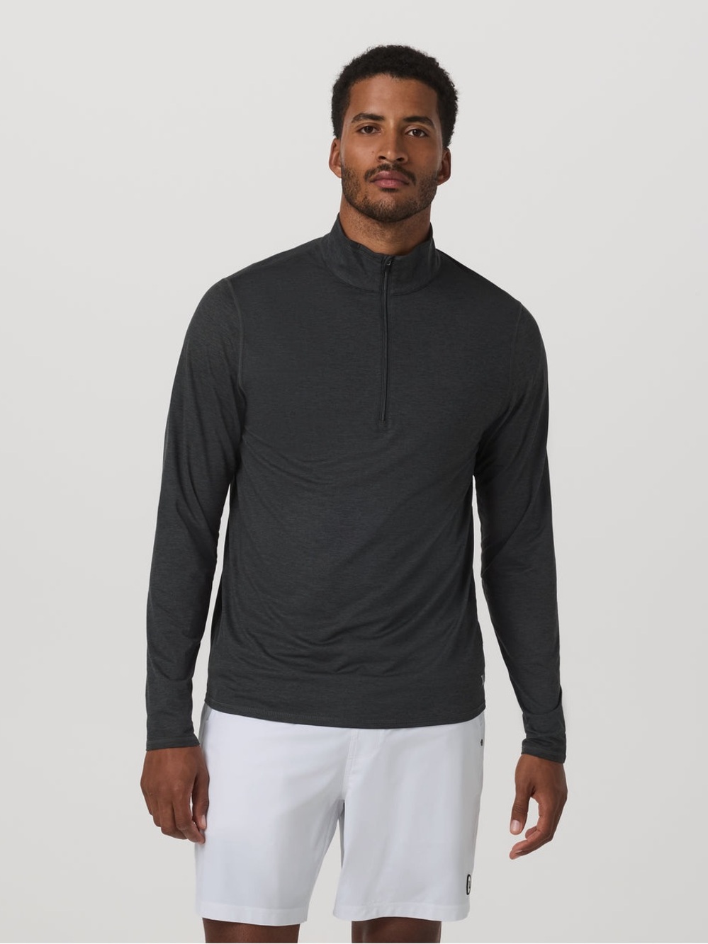 NWT Vuori Ease Performance Half Zip 2.0 Pullover Large Gray